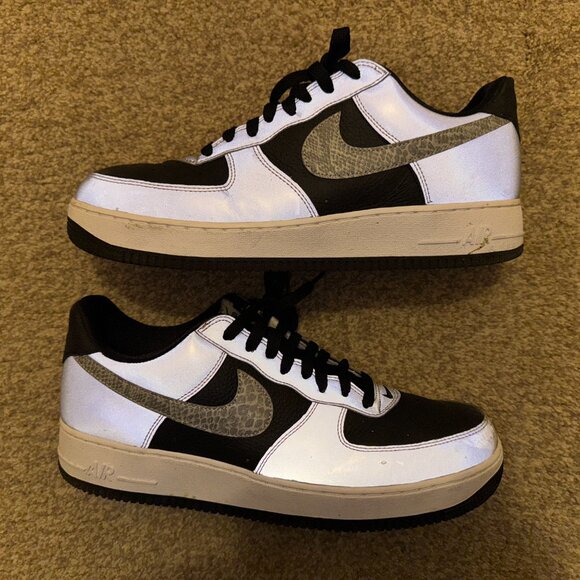Nike Air Force 1 B Snakeskin 3M Reflective Shoes DJ6033-001 Men’s Size 12 main image 16